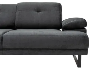 Kitimat 3-seter Venstrevendt L-formet Sofa med Sjeselong 274 cm i Stoff - Grå - Møbler - Sofaer - Sofaer med sjeselong - 3 seters sofa med divan