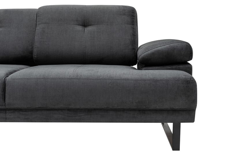 Kitimat 3-seter Venstrevendt L-formet Sofa med Sjeselong 274 cm i Stoff - Grå - Møbler - Sofaer - Sofaer med sjeselong - 3 seters sofa med divan