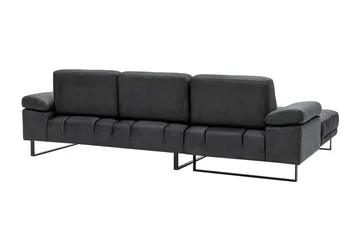 Kitimat 3-seter Venstrevendt L-formet Sofa med Sjeselong 274 cm i Stoff - Grå - Møbler - Sofaer - Sofaer med sjeselong - 3 seters sofa med divan