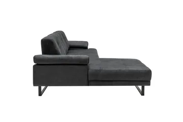 Kitimat 3-seter Venstrevendt L-formet Sofa med Sjeselong 274 cm i Stoff - Grå - Møbler - Sofaer - Sofaer med sjeselong - 3 seters sofa med divan