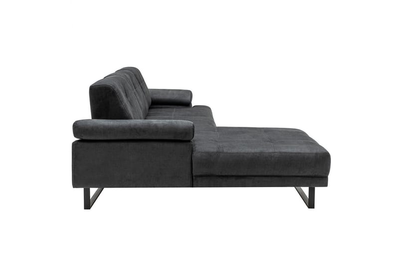 Kitimat 3-seter Venstrevendt L-formet Sofa med Sjeselong 274 cm i Stoff - Grå - Møbler - Sofaer - Sofaer med sjeselong - 3 seters sofa med divan