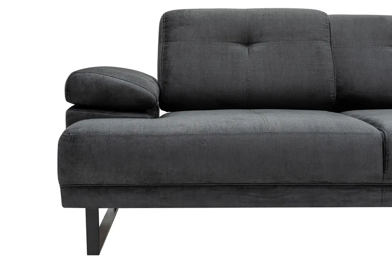 Kitimat Divansofa 3-seters - Antrasitt - Møbler - Sofaer - Sofaer med sjeselong - 3 seters sofa med divan