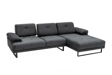 Kitimat Divansofa 3-seters - Antrasitt - Møbler - Sofaer - Sofaer med sjeselong - 3 seters sofa med divan