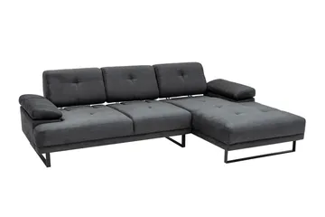 Kitimat Divansofa 3-seters - Antrasitt - Møbler - Sofaer - Sofaer med sjeselong - 3 seters sofa med divan