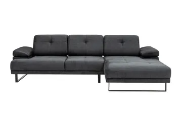 Kitimat Divansofa 3-seters - Antrasitt - Møbler - Sofaer - Sofaer med sjeselong - 3 seters sofa med divan