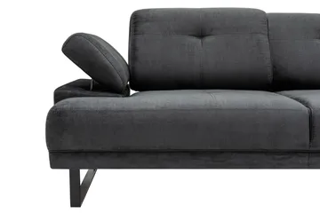 Kitimat Divansofa 3-seters - Antrasitt - Møbler - Sofaer - Sofaer med sjeselong - 3 seters sofa med divan
