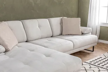 Kitimat Divansofa 3-seters - Beige - Møbler - Sofaer - Hjørnesofaer - Hjørnesofa med divan