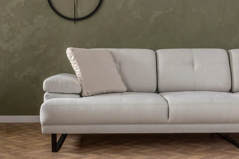 Kitimat Divansofa 3-seters - Beige - Møbler - Sofaer - Sofaer med sjeselong - 3 seters sofa med divan