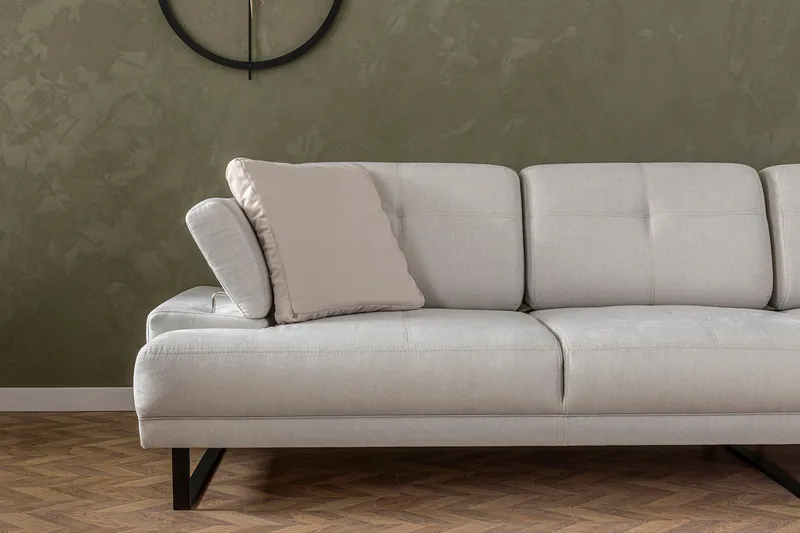 Kitimat Divansofa 3-seters - Beige - Møbler - Sofaer - Sofaer med sjeselong - 3 seters sofa med divan