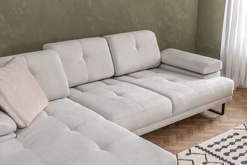 Kitimat Divansofa 3-seters - Beige - Møbler - Sofaer - Hjørnesofaer - Hjørnesofa med divan