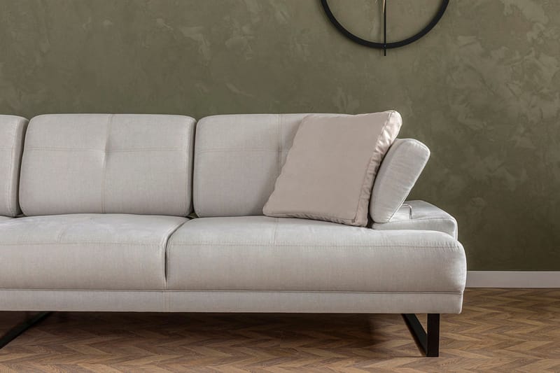 Kitimat Divansofa 3-seters - Beige - Møbler - Sofaer - Hjørnesofaer - Hjørnesofa med divan