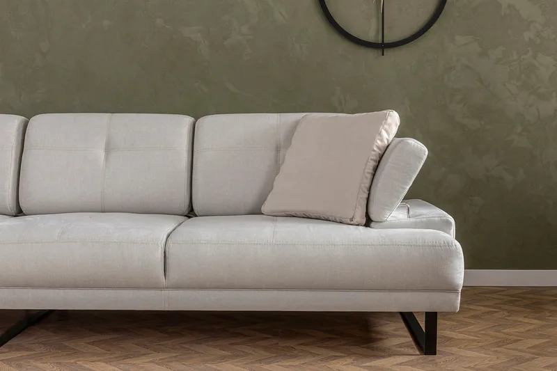 Kitimat Divansofa 3-seters - Beige - Møbler - Sofaer - Hjørnesofaer - Hjørnesofa med divan