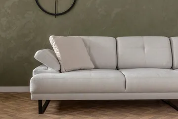 Kitimat Divansofa 3-seters - Beige - Møbler - Sofaer - Sofaer med sjeselong - 3 seters sofa med divan