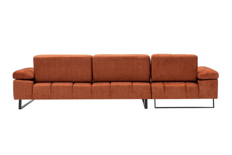 Kitimat Divansofa 3-seters - Oransje - Møbler - Sofaer - Sofaer med sjeselong - 3 seters sofa med divan