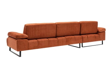Kitimat Divansofa 3-seters - Oransje - Møbler - Sofaer - Sofaer med sjeselong - 3 seters sofa med divan