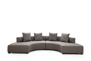 Lasalle Sofa 4-seters - Grå - Møbler - Sofaer - Hjørnesofaer