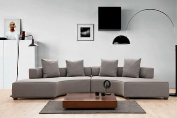 Lasalle Sofa 4-seters - Grå - Møbler - Sofaer - Hjørnesofaer