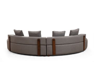 Lasalle Sofa 4-seters - Grå - Møbler - Sofaer - Hjørnesofaer