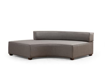 Lasalle Svängd Sofa 6-seters - Grå - Møbler - Sofaer - Hjørnesofaer