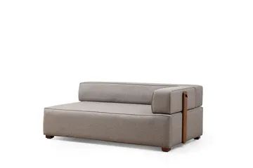 Lasalle Svängd Sofa 6-seters - Grå - Møbler - Sofaer - Hjørnesofaer
