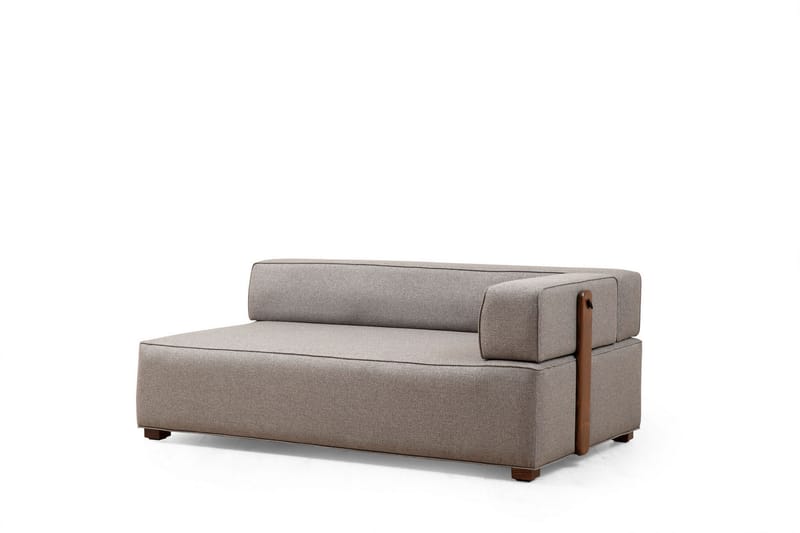 Lasalle Svängd Sofa 6-seters - Grå - Møbler - Sofaer - Hjørnesofaer