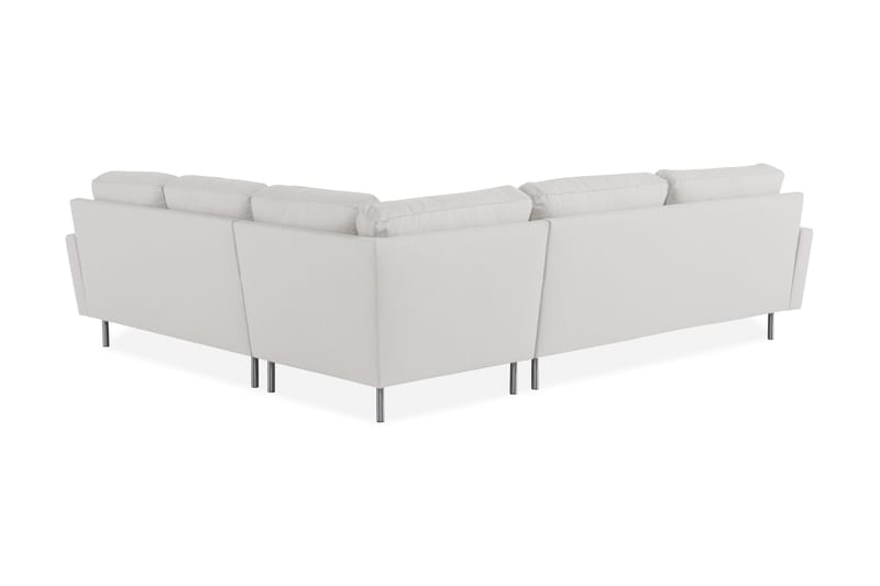 Limuned Hjørnesofa Høyre - Beige/Krom - Møbler - Sofaer - Hjørnesofaer
