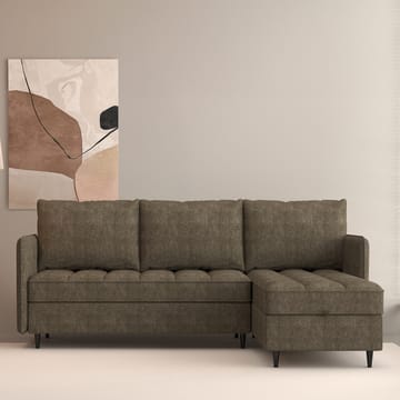 Lindhus Hjørnesofa 3-seter - Brun - Møbler - Sofaer - Hjørnesofaer - Hjørnesofa med divan