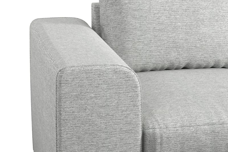 Link 5-seters Vendbar L-formet Hjørnesofa i Stoff - Lys grå - Møbler - Sofaer - Hjørnesofaer
