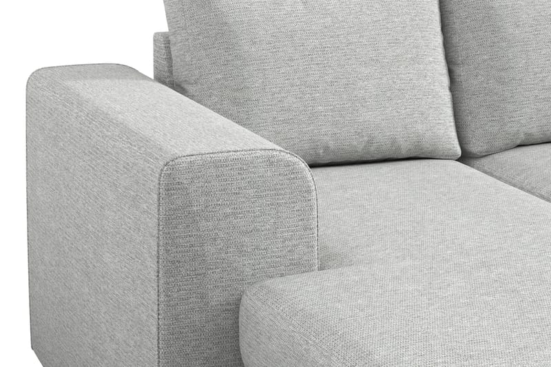 Link 5-seters Vendbar U-formet Hjørnesofa med Divan i Stoff - Lys grå - Møbler - Sofaer - Hjørnesofaer - Hjørnesofa med divan