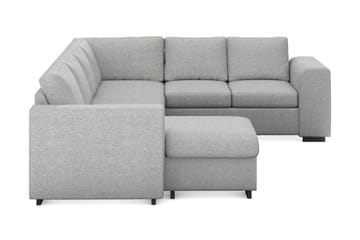 Link 5-seters Vendbar U-formet Hjørnesofa med Divan i Stoff - Lys grå - Møbler - Sofaer - Hjørnesofaer - Hjørnesofa med divan