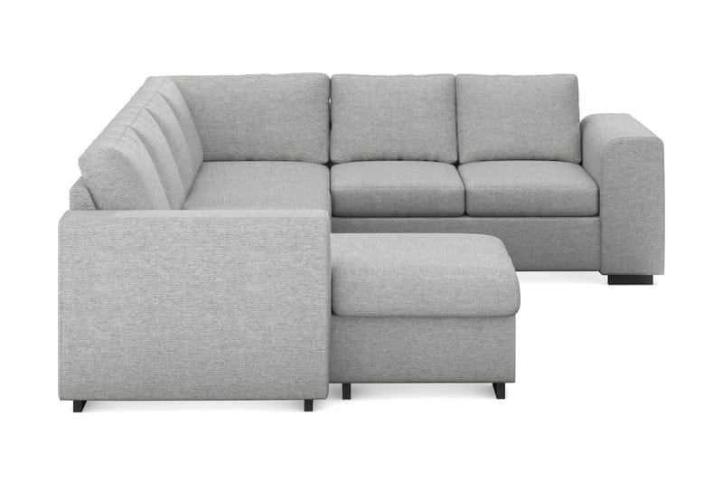 Link 5-seters Vendbar U-formet Hjørnesofa med Divan i Stoff - Lys grå - Møbler - Sofaer - Hjørnesofaer - Hjørnesofa med divan