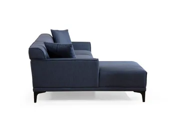 Mississauga Divansofa 3-seters - Bl å - Møbler - Sofaer - Sofaer med sjeselong - 3 seters sofa med divan