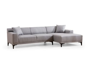 Mississauga Divansofa 3-seters - Grå - Møbler - Sofaer - Sofaer med sjeselong - 3 seters sofa med divan