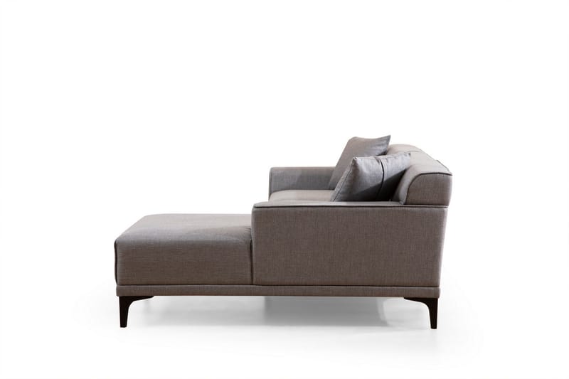 Mississauga Divansofa 3-seters - Grå - Møbler - Sofaer - Sofaer med sjeselong - 3 seters sofa med divan