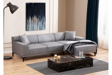 Mississauga Divansofa 3-seters - Grå - Møbler - Sofaer - Sofaer med sjeselong - 3 seters sofa med divan