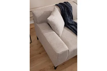 Mississauga Divansofa 3-seters - Hvit - Møbler - Sofaer - Hjørnesofaer - Hjørnesofa med divan