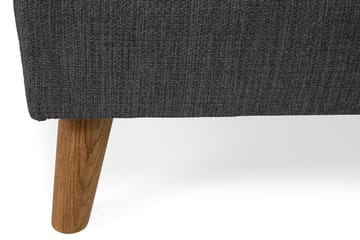 Monroe 5-seters Vendbar U-formet Hjørnesofa med Divan i Stoff - Mørk grå - Møbler - Sofaer - Hjørnesofaer - Hjørnesofa med divan