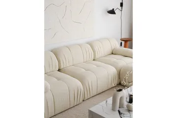 Murum Hjørnesofa 3-seter - Hvit - Møbler - Sofaer - Sofaer med sjeselong - 4 seters sofa med divan