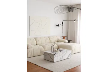 Murum Hjørnesofa 3-seter - Hvit - Møbler - Sofaer - Sofaer med sjeselong - 4 seters sofa med divan