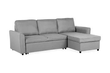 Nesna Hjørnesofa 228 cm - Grå - Møbler - Sofaer - Sovesofaer - Sovesofa divan
