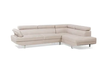 Norrea Hjørnesofa 261 cm - Beige - Møbler - Sofaer - Hjørnesofaer