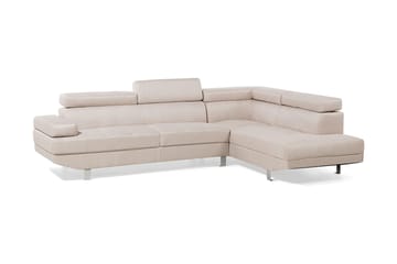 Norrea Hjørnesofa 261 cm - Beige - Møbler - Sofaer - Hjørnesofaer