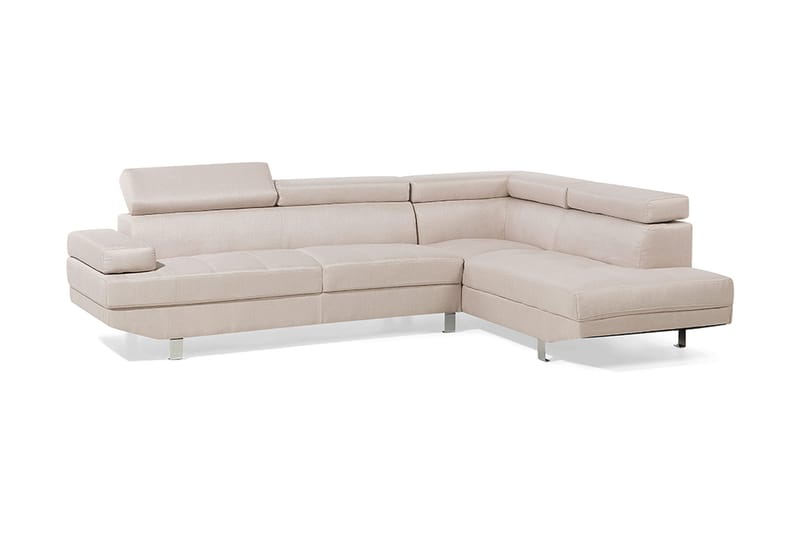 Norrea Hjørnesofa 261 cm - Beige - Møbler - Sofaer - Hjørnesofaer