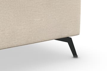 Ocean Lyx 5-seters Vendbar L-formet Hjørnesofa i Fløyel - Beige - Møbler - Sofaer - Hjørnesofaer