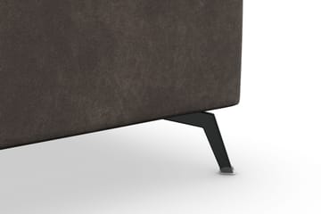 Ocean Lyx 5-seters Vendbar L-formet Hjørnesofa i Kunstlær - Mørk grå - Møbler - Sofaer - Skinnsofaer