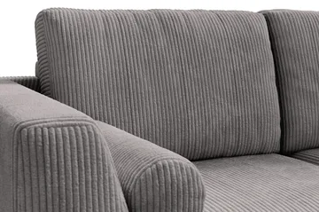 Ocean Lyx 5-seters Vendbar L-formet Hjørnesofa i Manchester - Mørk grå - Møbler - Sofaer - Hjørnesofaer