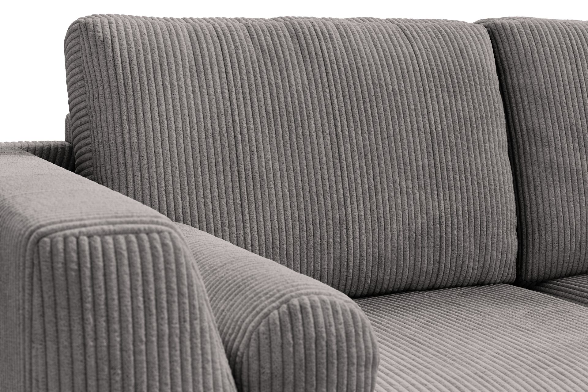 Ocean Lyx 5-seters Vendbar L-formet Hjørnesofa i Manchester - Mørk grå - Møbler - Sofaer - Hjørnesofaer