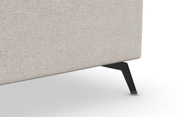 Ocean Lyx 5-seters Vendbar L-formet Hjørnesofa i Stoff - Beige - Møbler - Sofaer - Hjørnesofaer