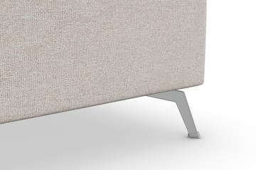 Ocean Lyx 5-seters Vendbar L-formet Hjørnesofa i Stoff - Beige - Møbler - Sofaer - Hjørnesofaer