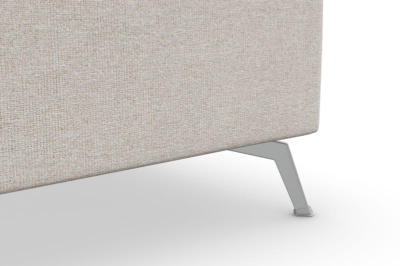Ocean Lyx 5-seters Vendbar L-formet Hjørnesofa i Stoff - Beige - Møbler - Sofaer - Hjørnesofaer